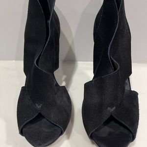Pedro Garcia Black Suede Heels